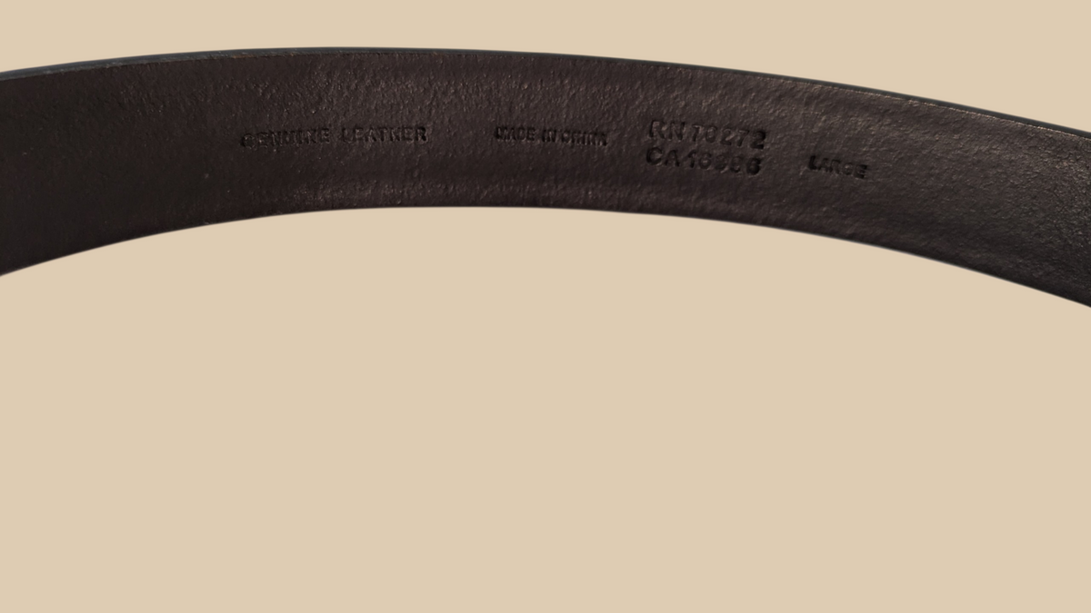 80s Liz Claiborne Brown Western Belt