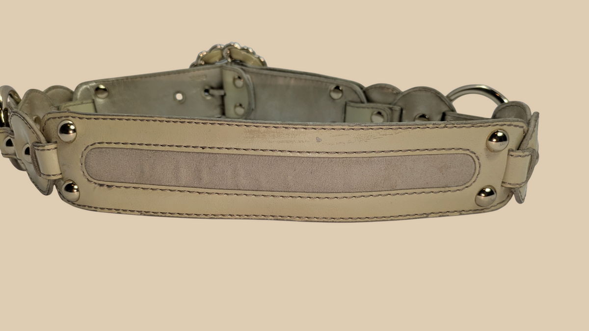 Y2K KATHY Van Zeeland Wide Patent Leather Belt