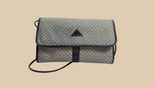80s Liz Claiborne Crossbody Logo Bag