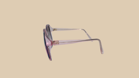80s Oversized Purple Framed Sunglasses