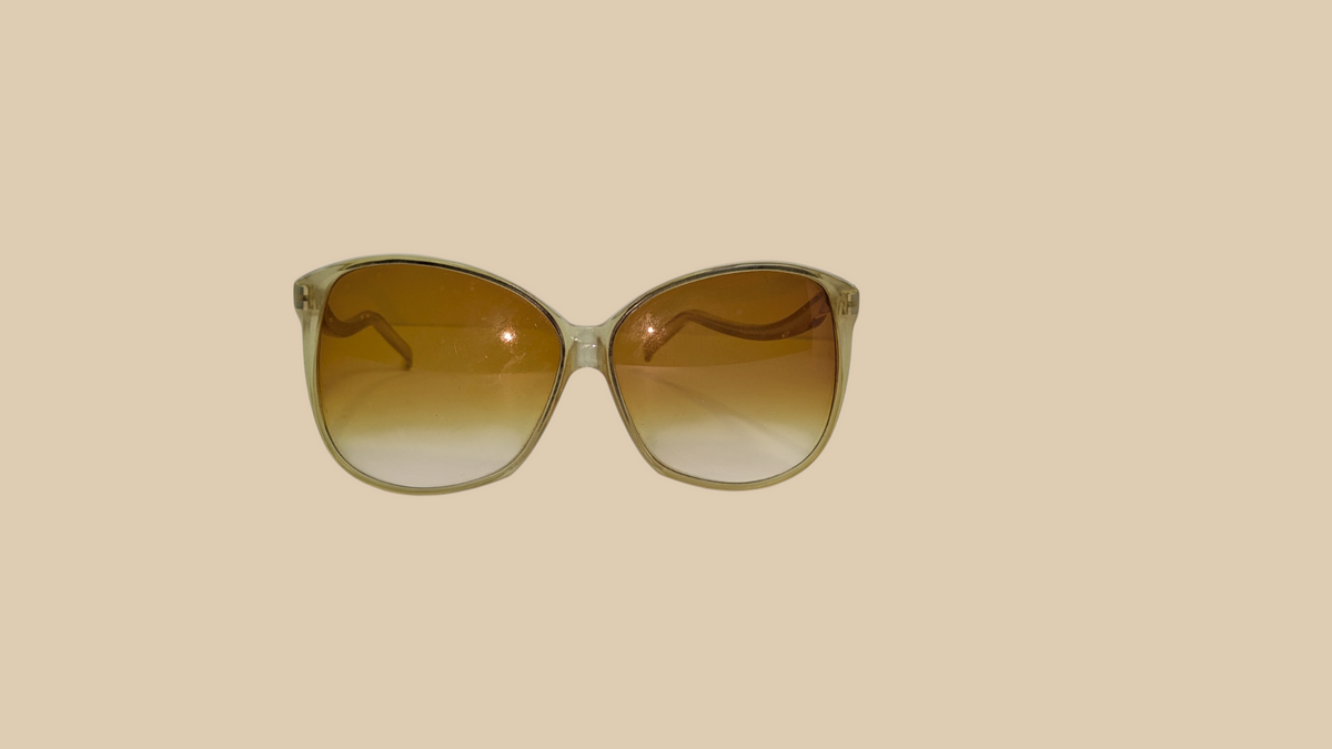 70s Oversized Butterfly Style Sunglasses