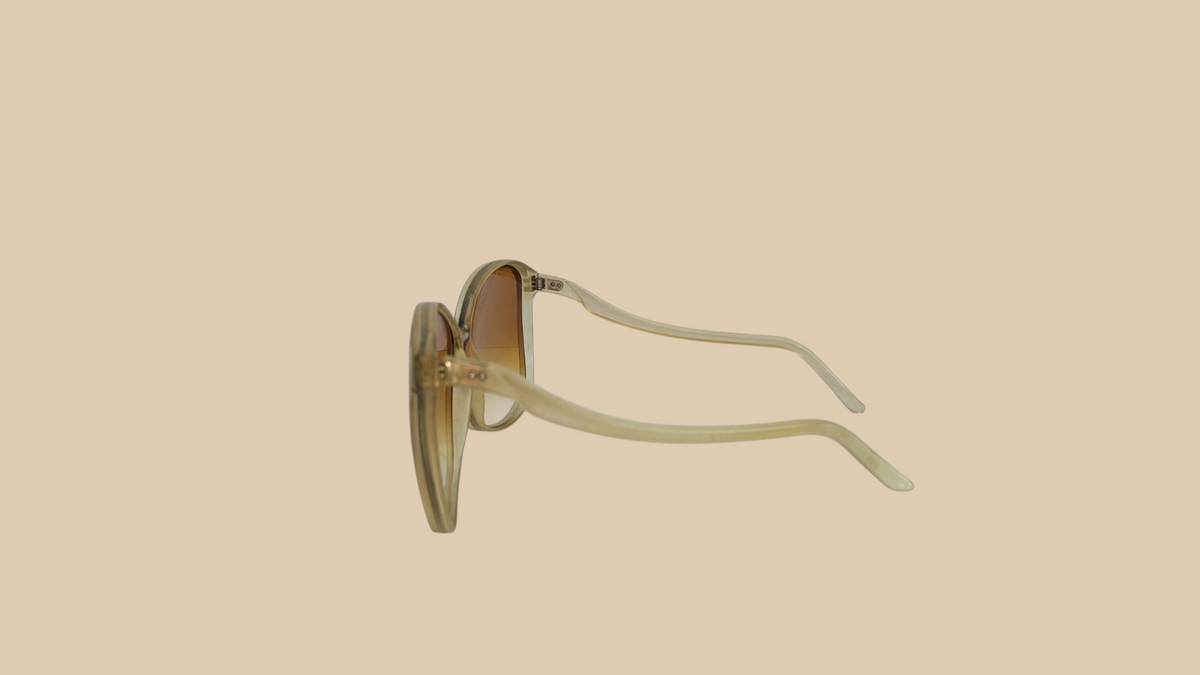 70s Oversized Butterfly Style Sunglasses