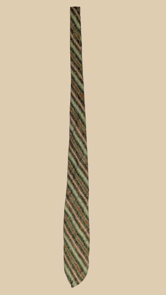 60s Di Edwardo Textured Striped Necktie