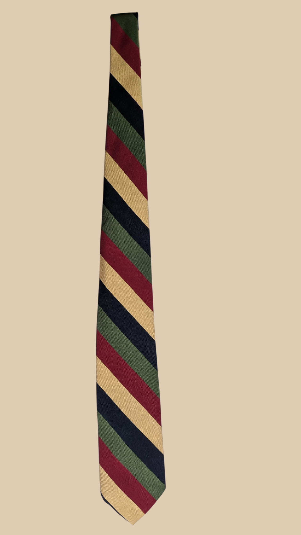 70s Rooster Ruffler Collection Striped Necktie