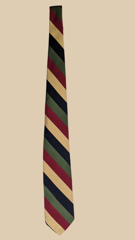 70s Rooster Ruffler Collection Striped Necktie