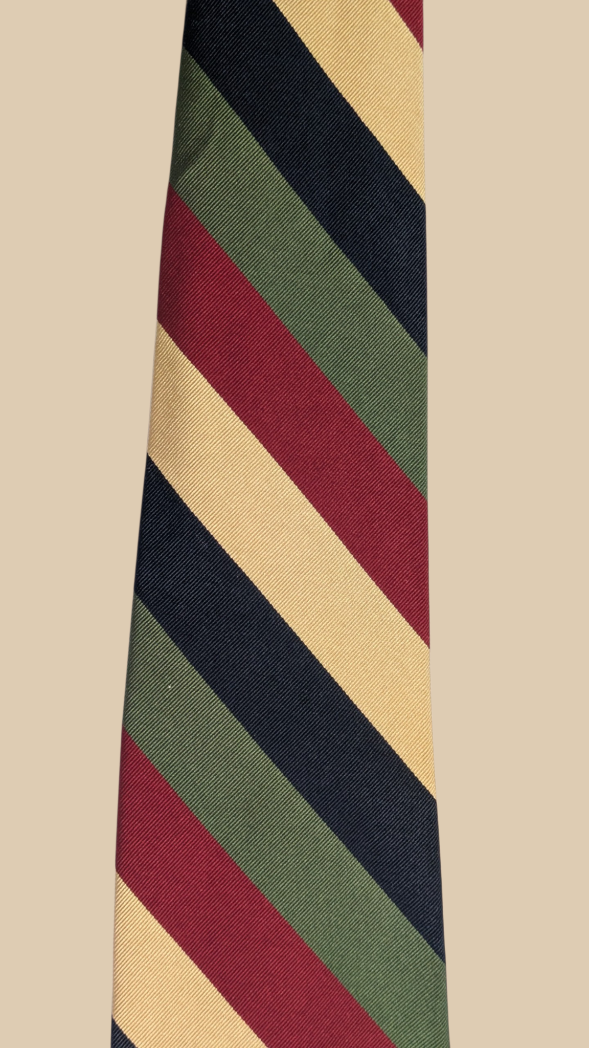 70s Rooster Ruffler Collection Striped Necktie