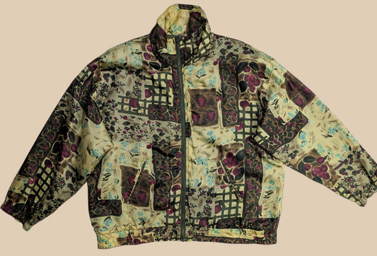 90s Out Brook Silk  Patchwork Jacket