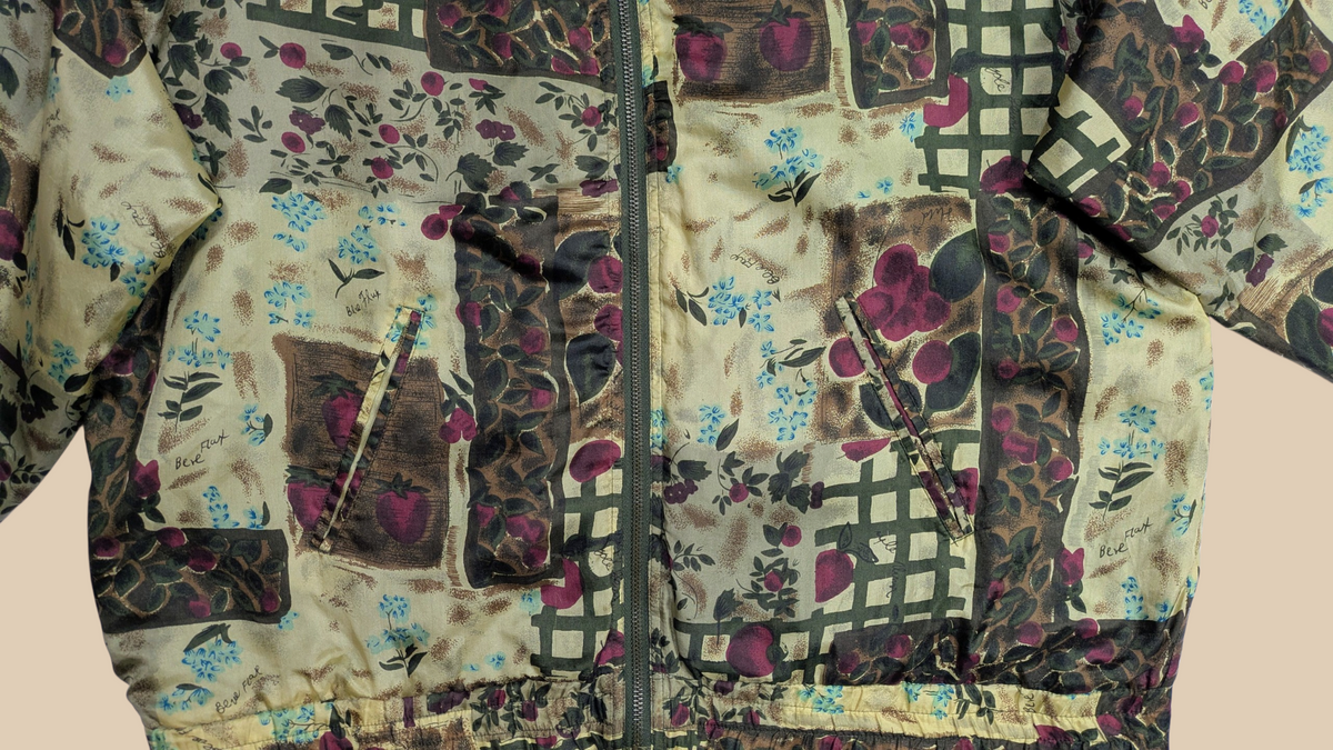 90s Out Brook Silk  Patchwork Jacket
