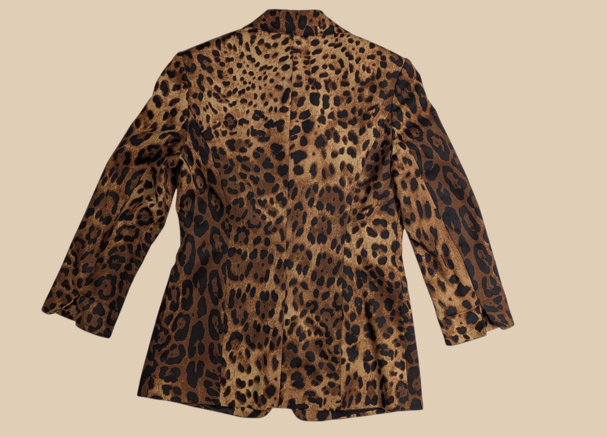 Y2K Peck & Peck Animal Print Blazer
