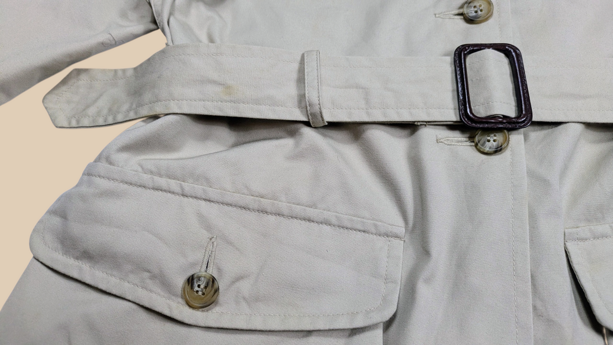 80s George Stafford & Sons Khaki Safari Jacket