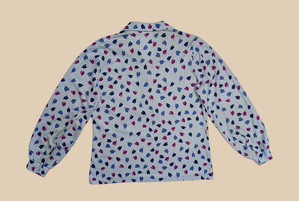 70s Nikki Printed Polo Top