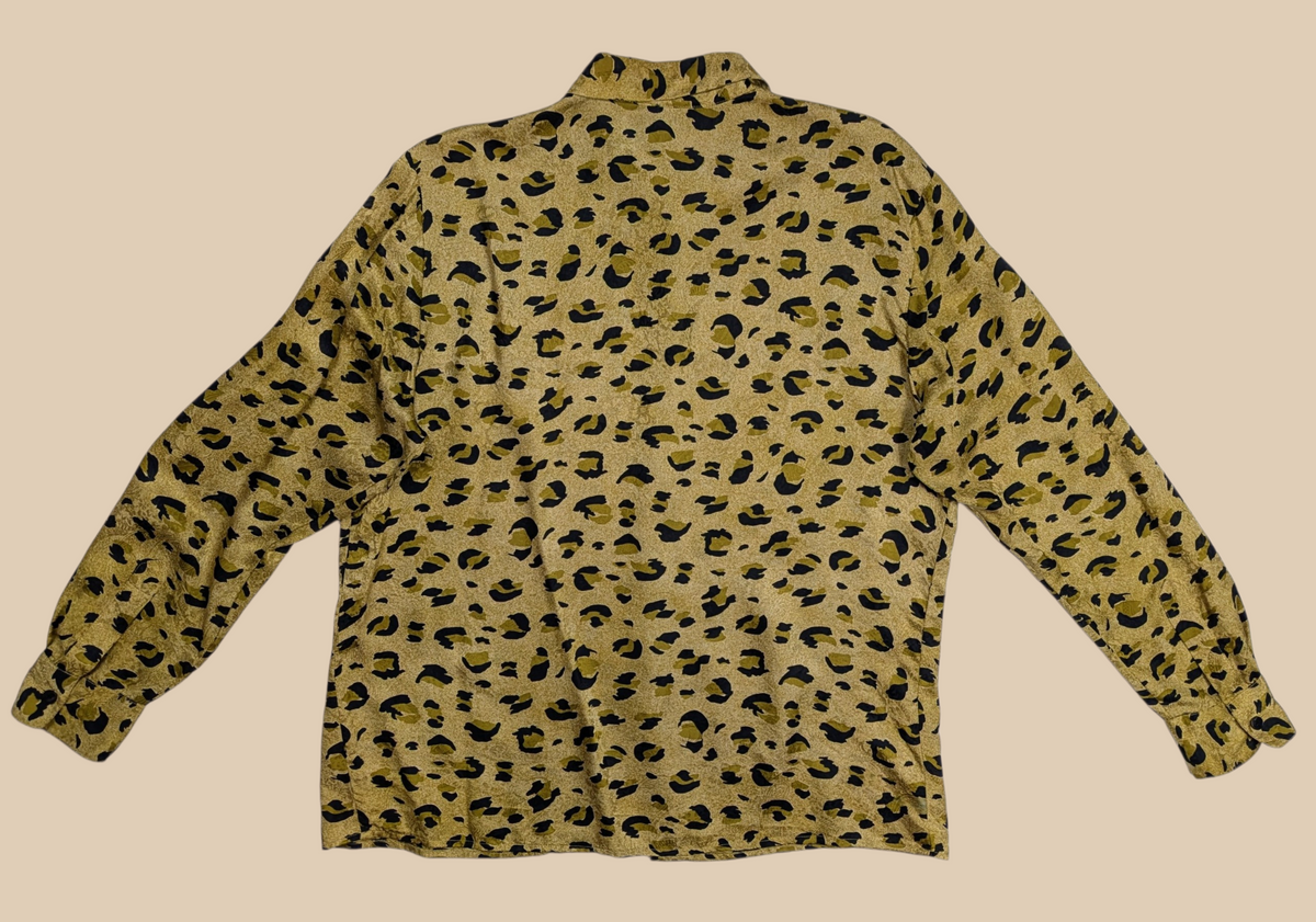 90s Studio 3000 Animal Print Blouse