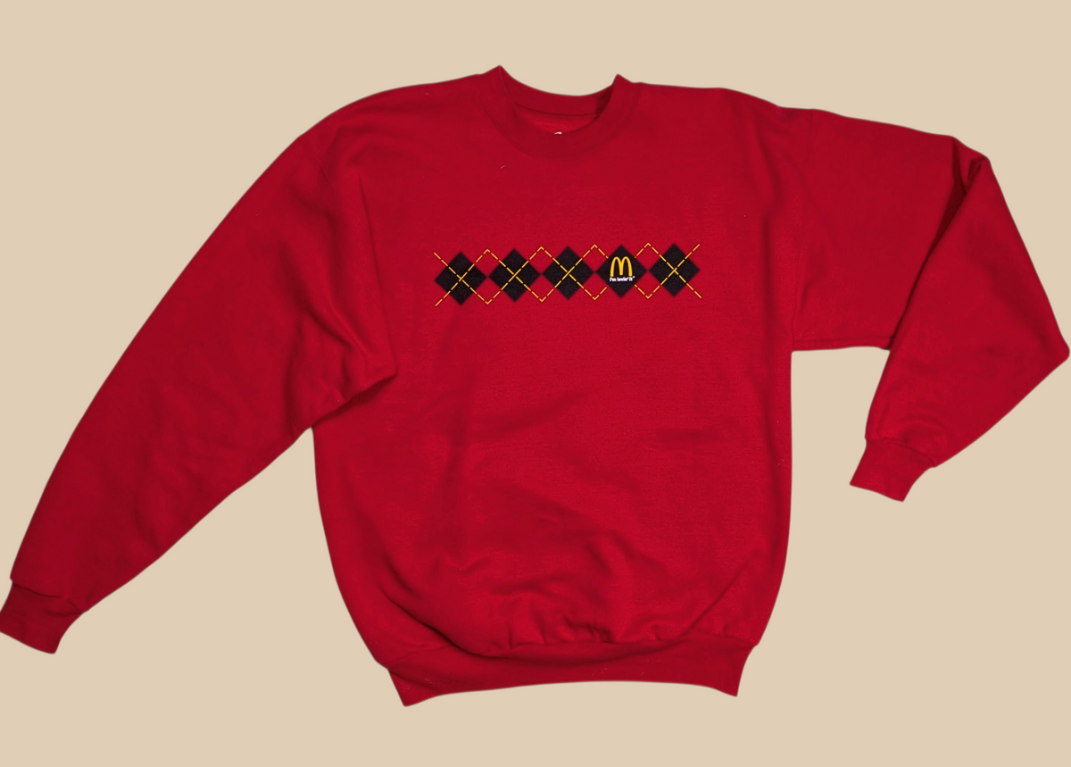 Y2K McDonald's Official "I'm Loving It" Staff Crewneck Sweatshirt