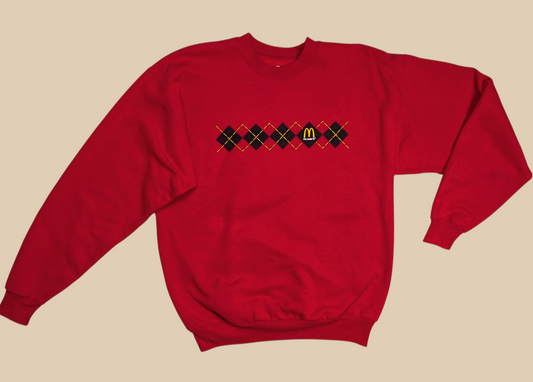 Y2K McDonald's Official "I'm Loving It" Staff Crewneck Sweatshirt