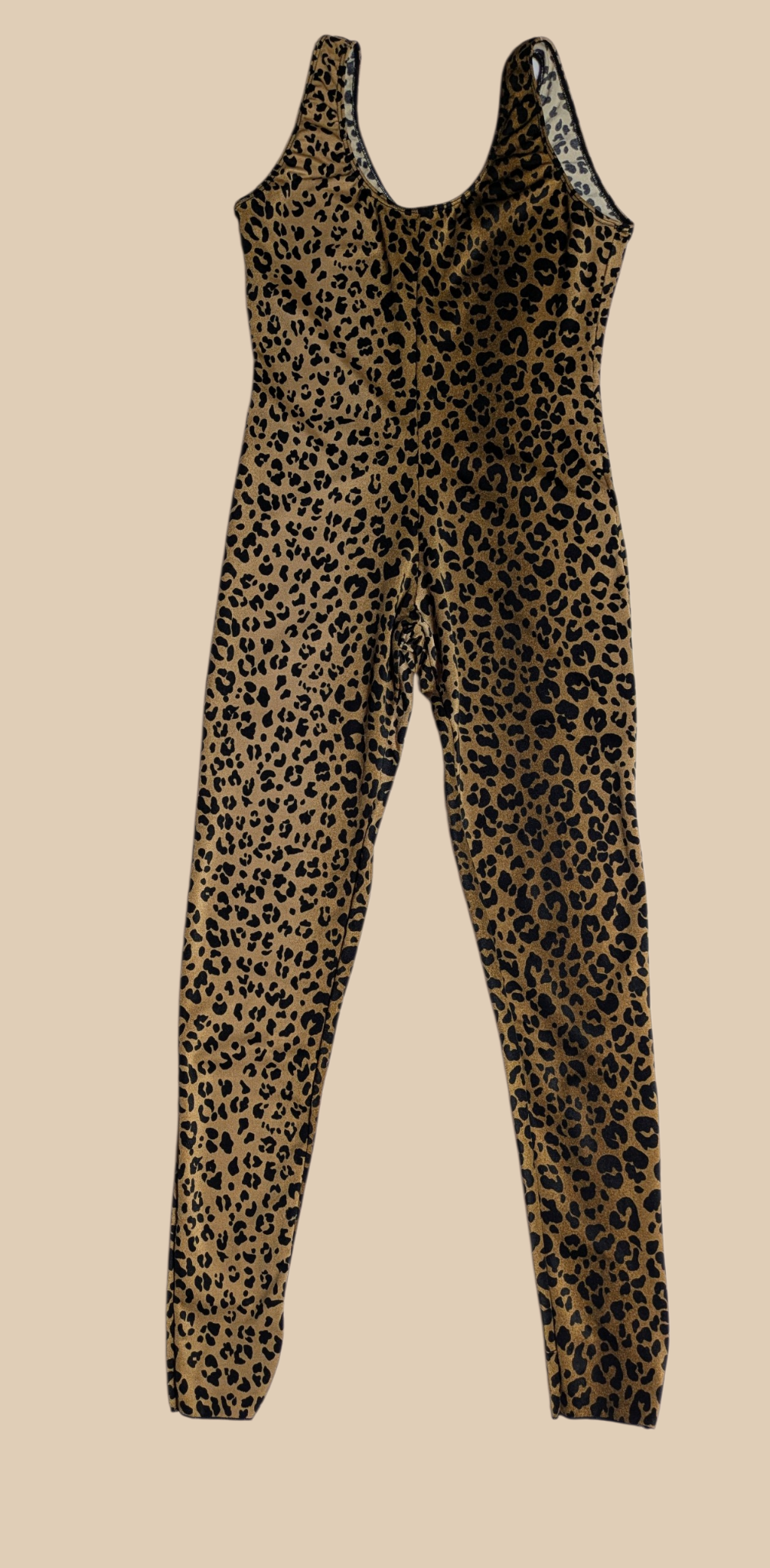80s Leopard Catsuit wit Stirrups