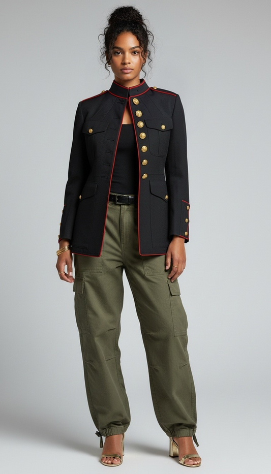 Vintage U.S Marine Corps Dress Blue Jacket