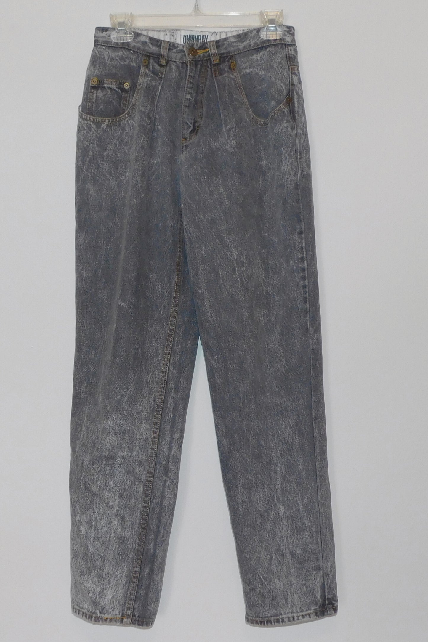 Covered In Coal Union Bay Acid Wash Jeans