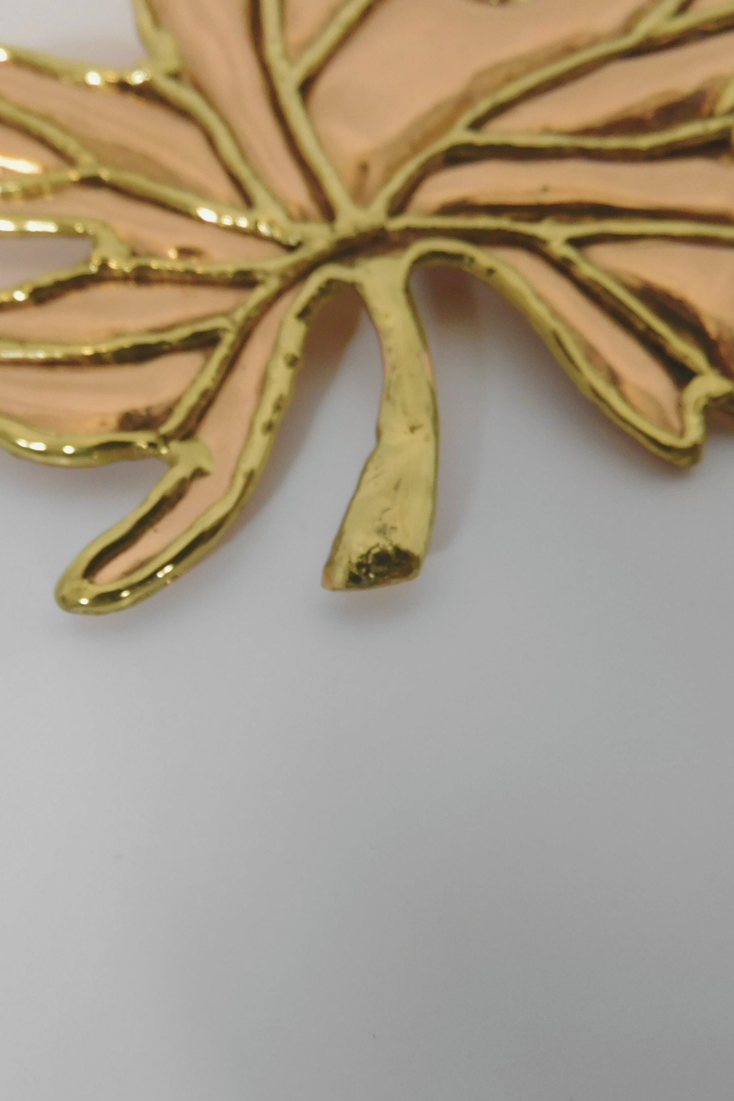 Copy of Playing In The Leaves Gold Brooch