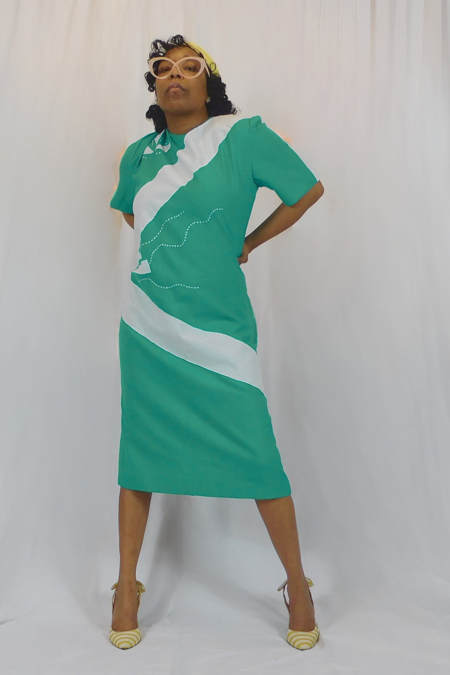 Cruising On The Water Color Block Sassy Original Dress