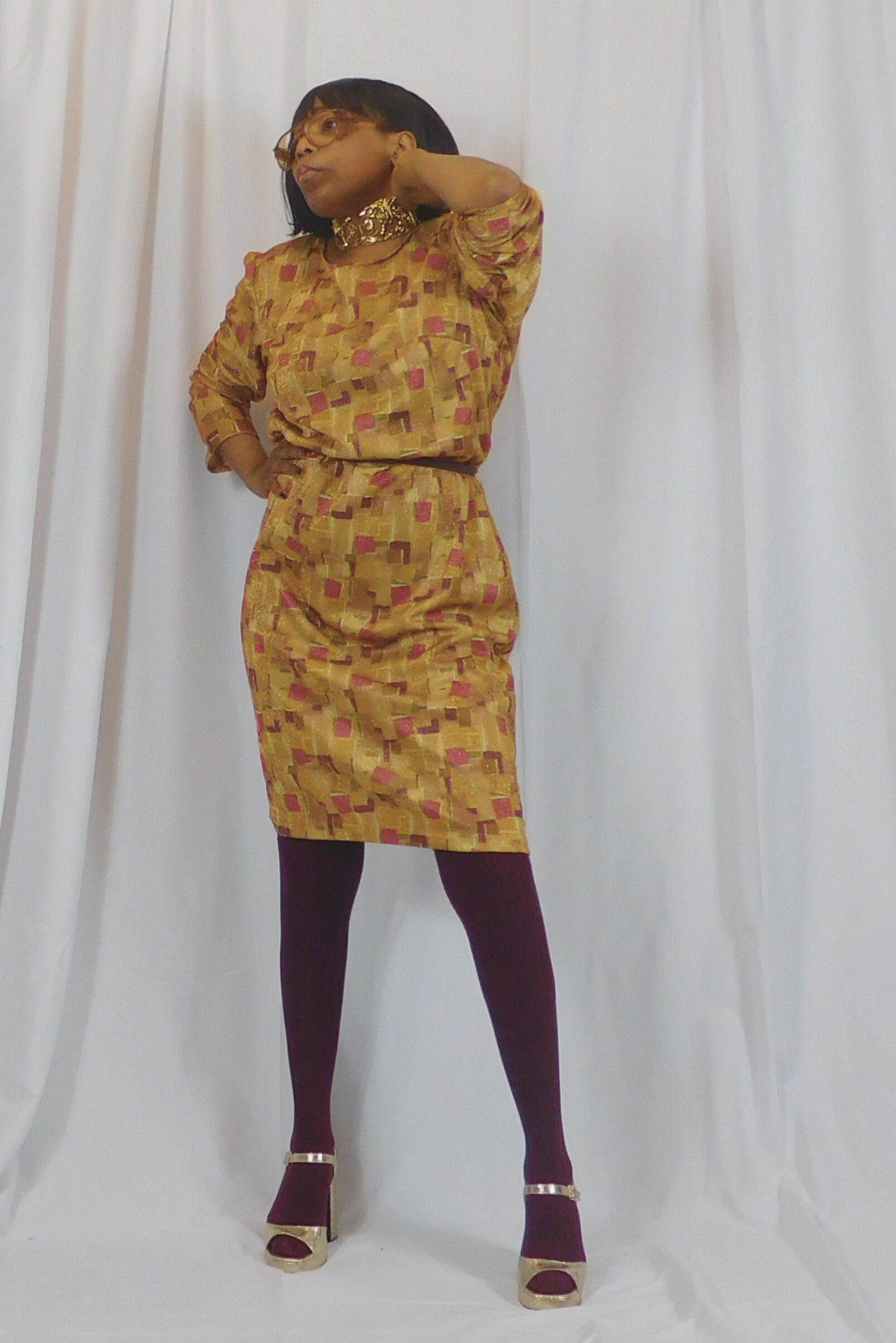 I'm Feeling Groovy 70s Aline Dress