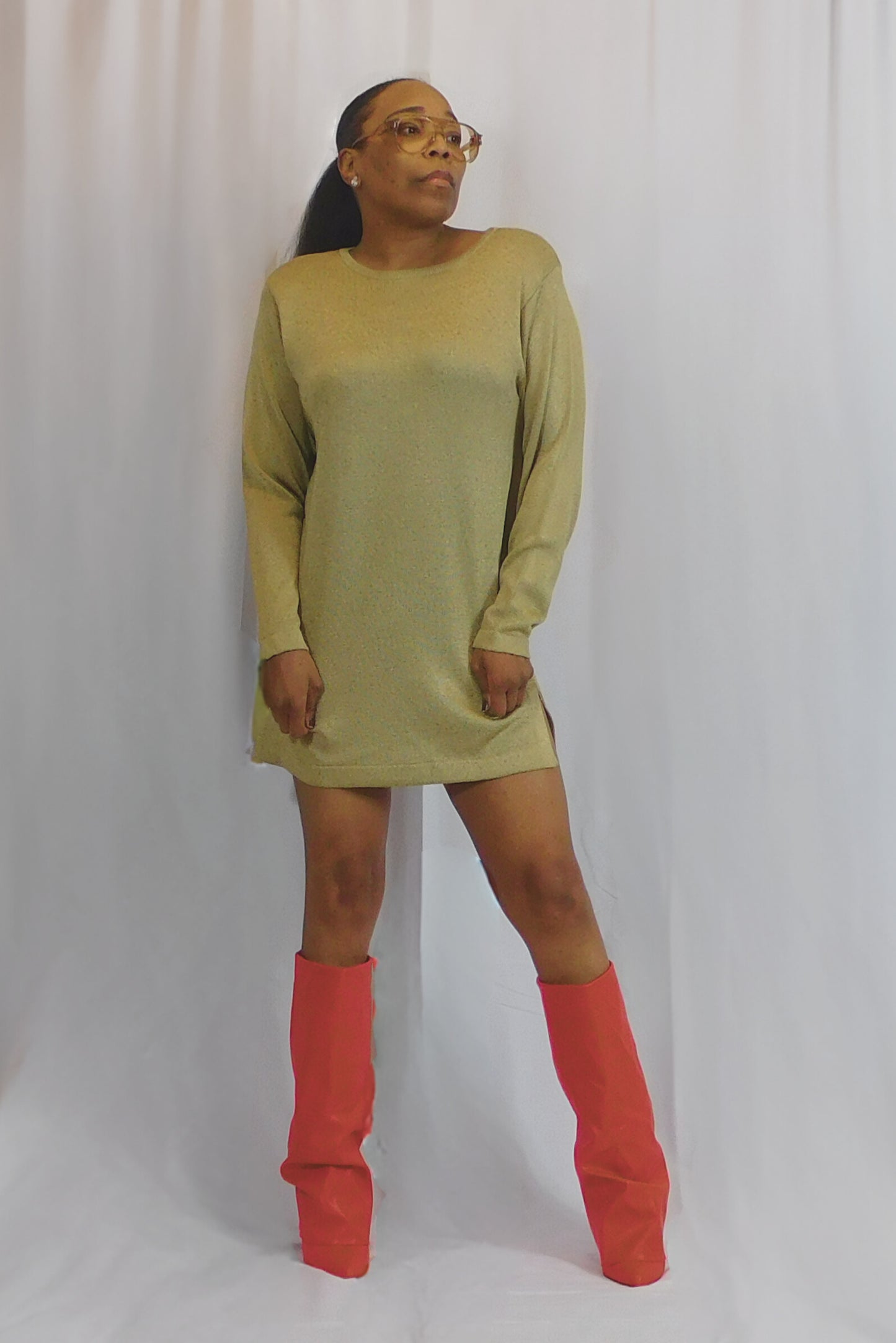 Doing It Like Carrie Liz Claiborne Long Sweater