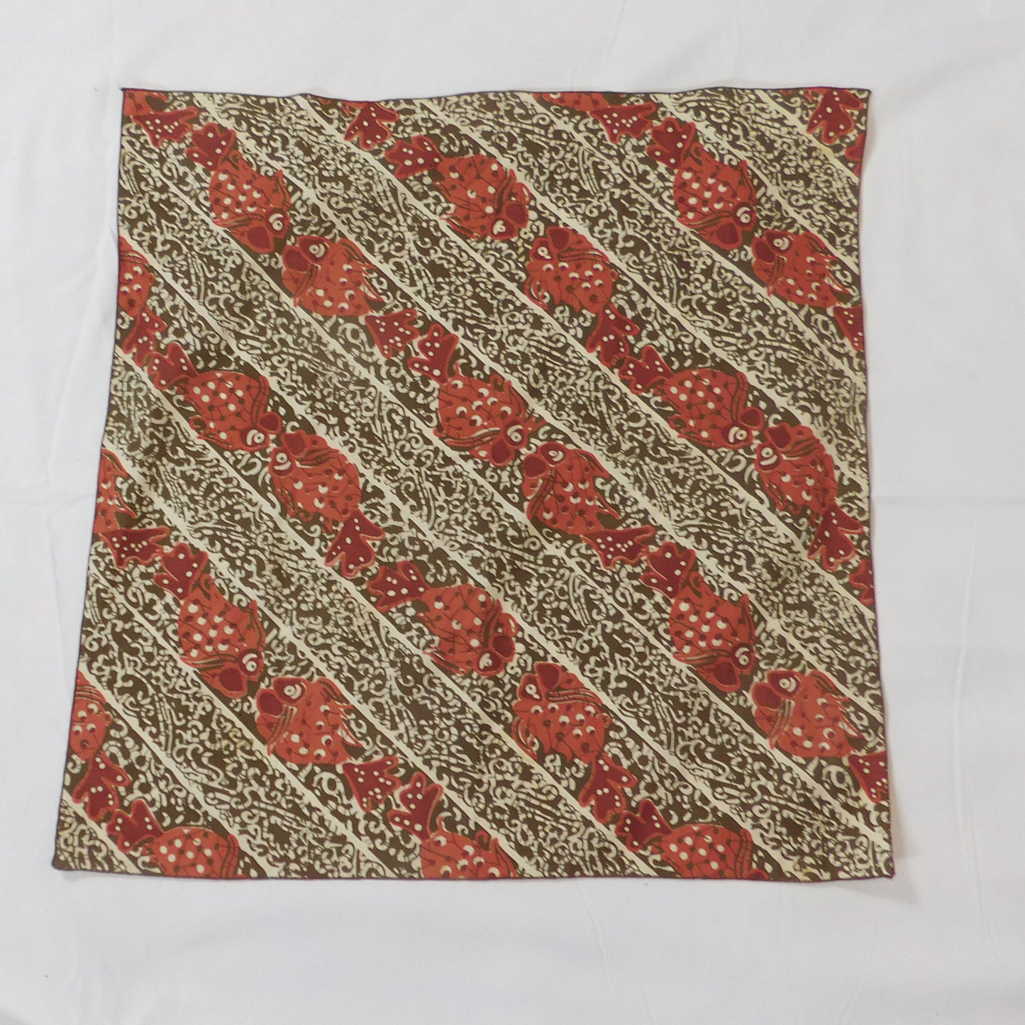 Square Biz Abstract Floral Scarf