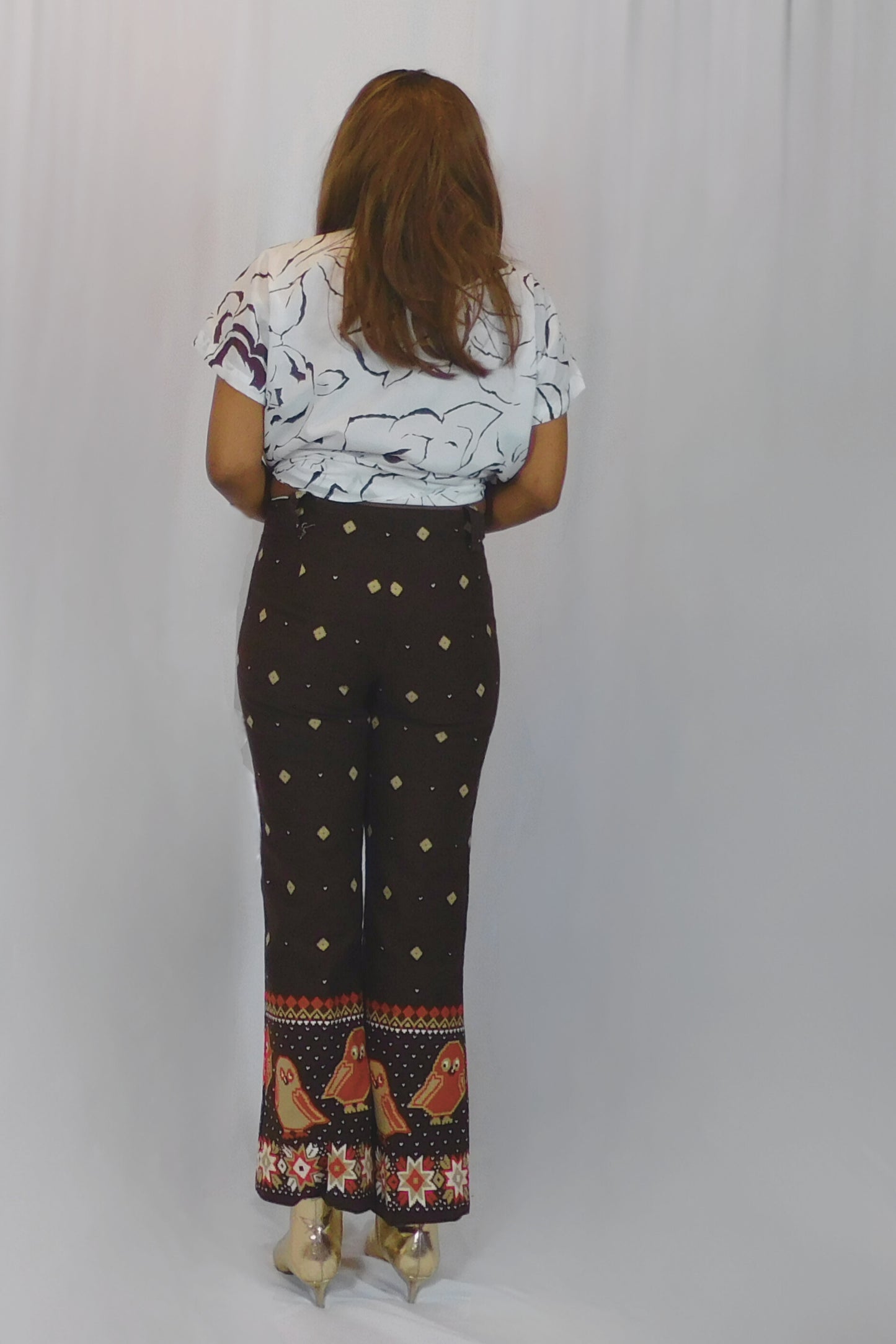 Wise As An Owl Flare Cropped Pant