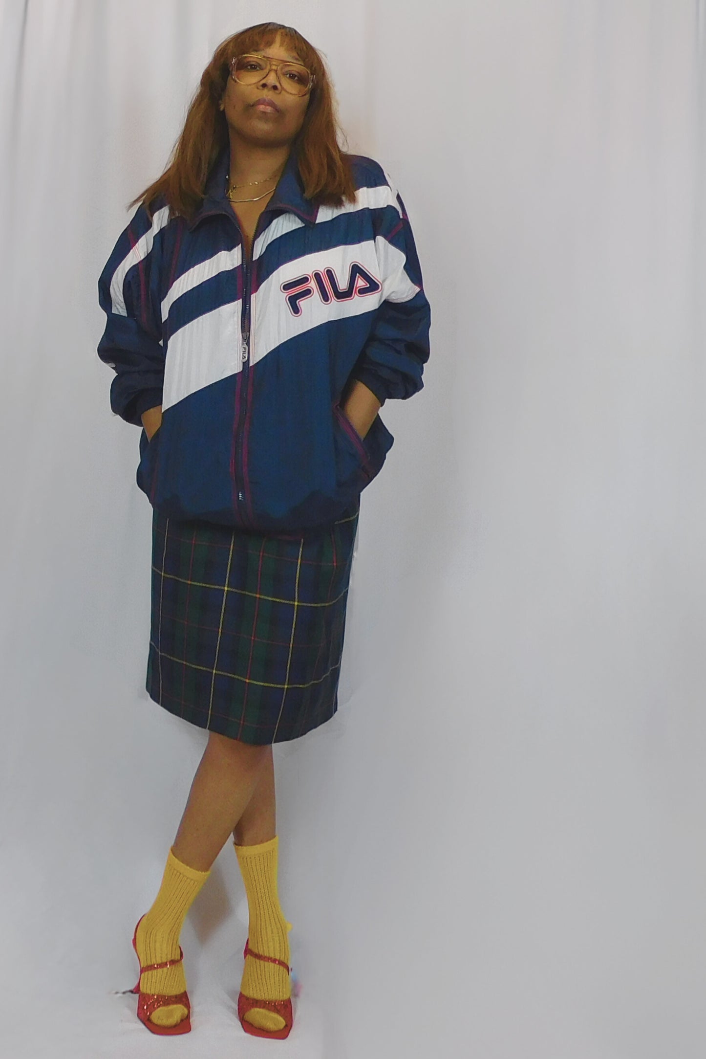 Sporty Chic FILA Track Jacket