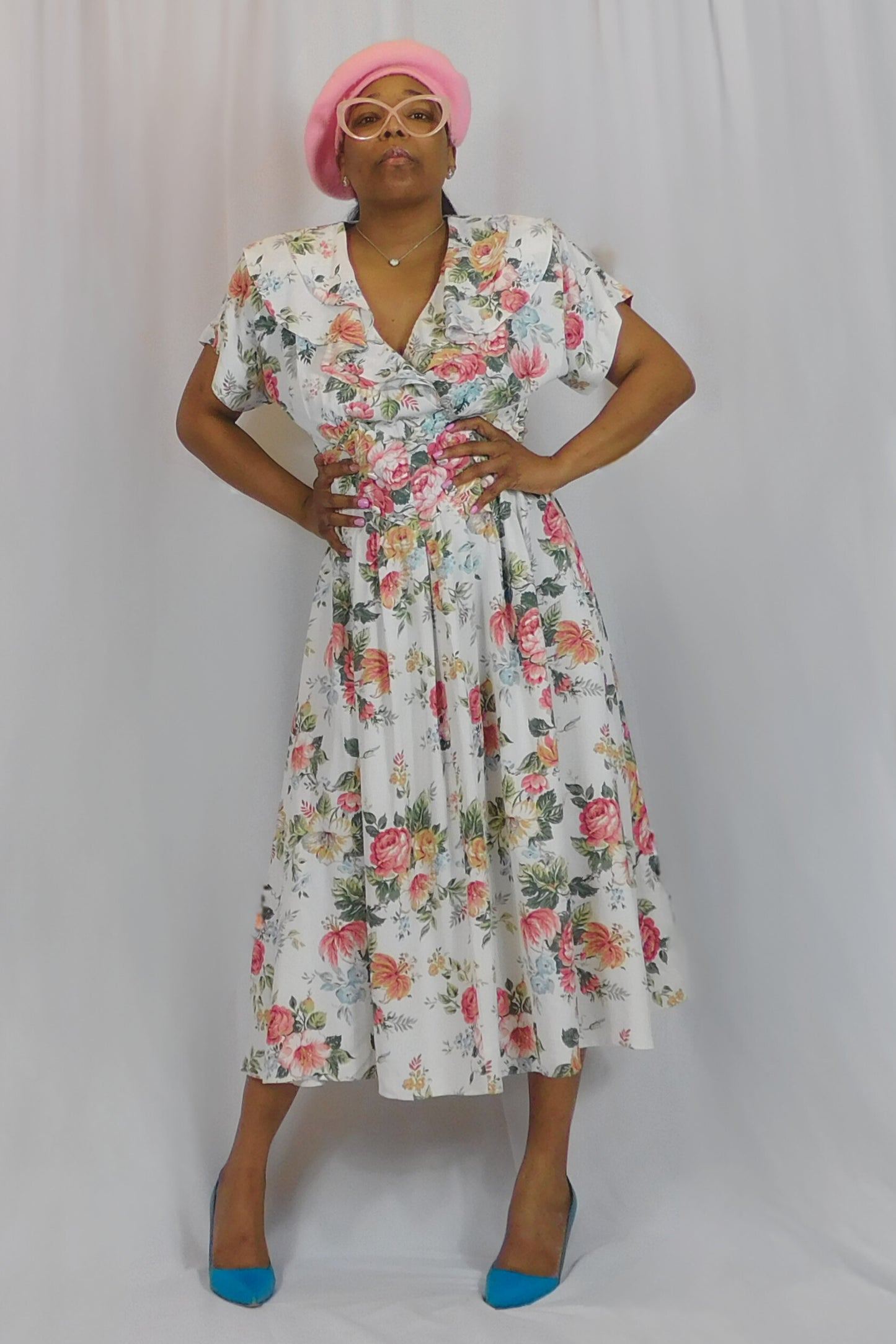 Flowers And Fun Dawn Joy Floral Dress