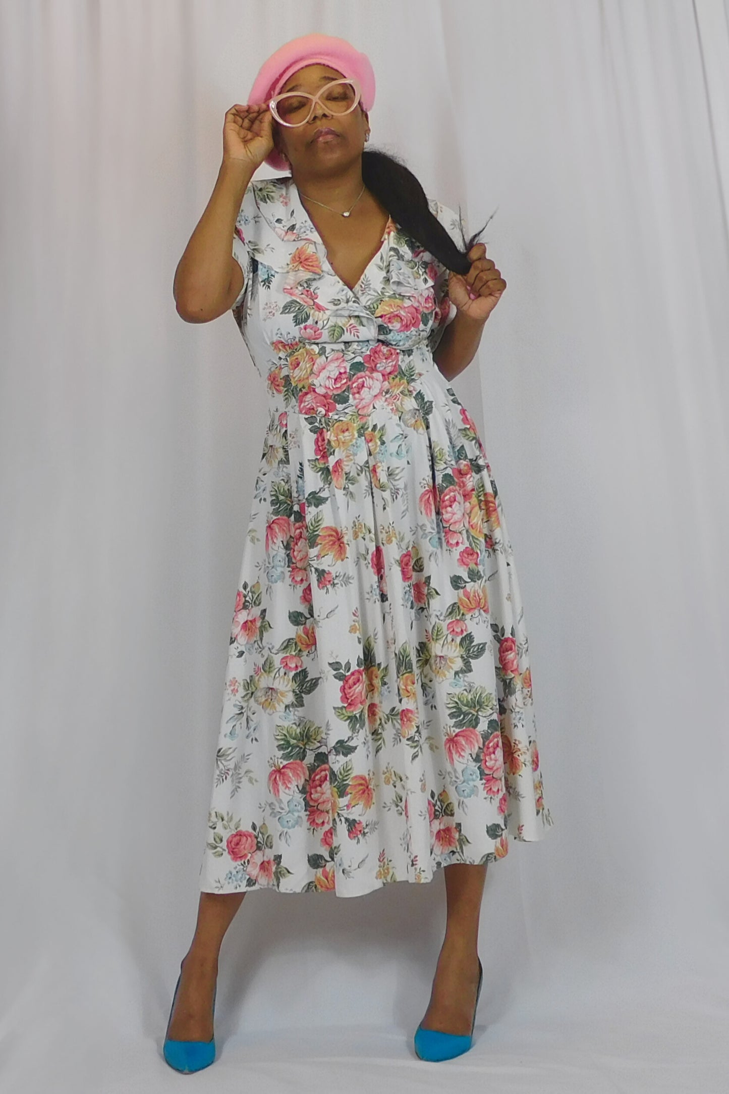 Flowers And Fun Dawn Joy Floral Dress