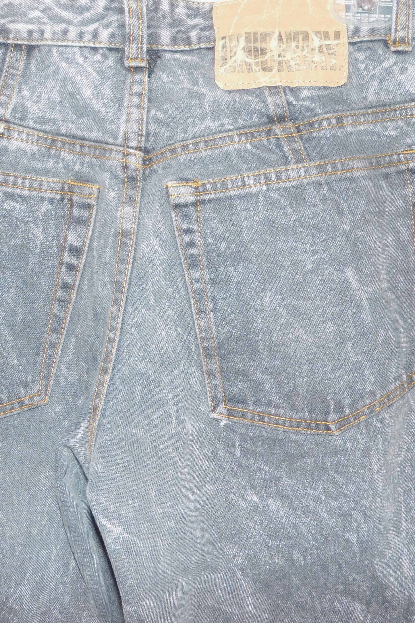 Covered In Coal Union Bay Acid Wash Jeans