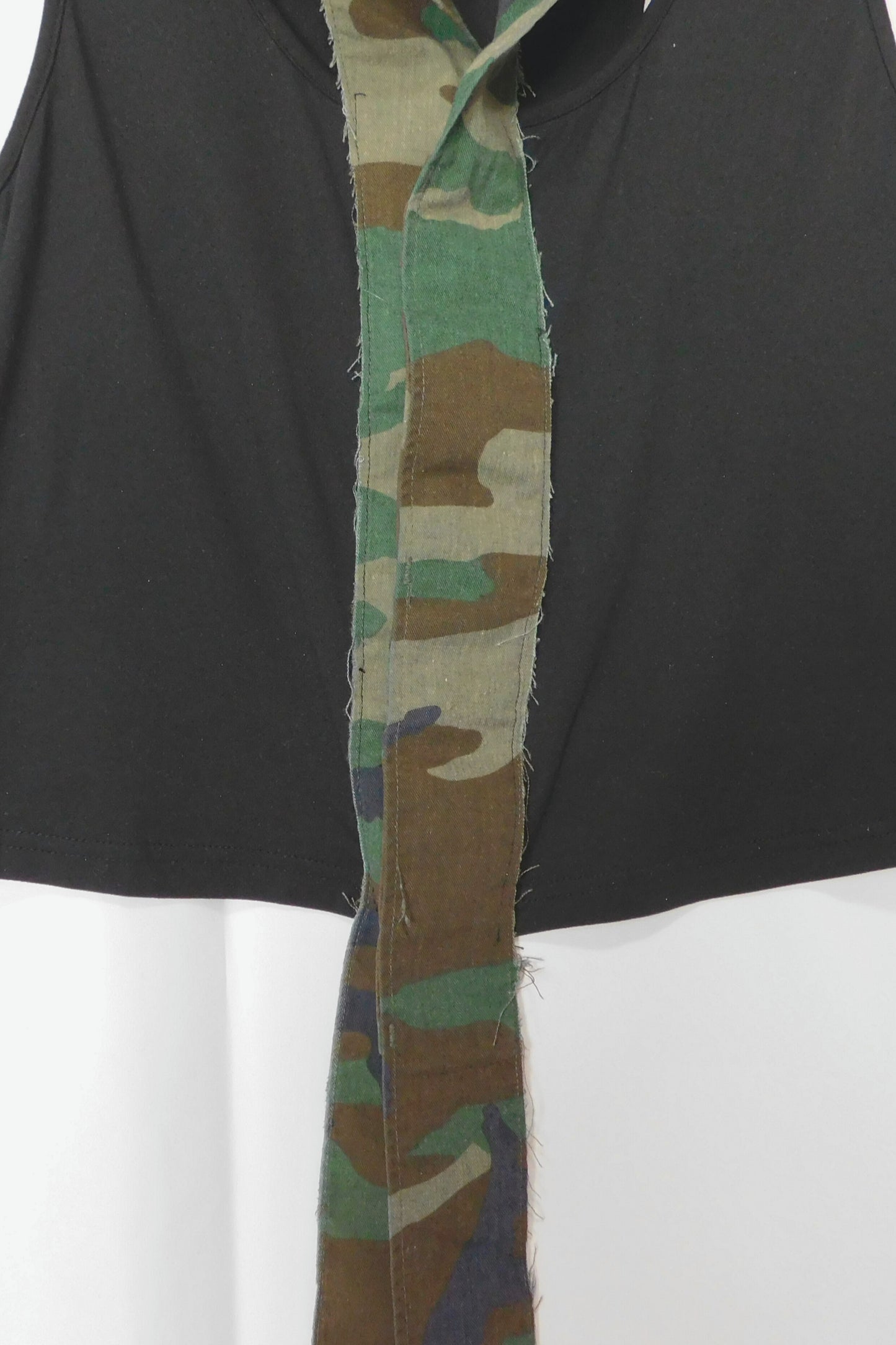 SOLDIER OF FORCE x B'Ok Media Life I Got Ya' Tank Tied Cropped Tank Top