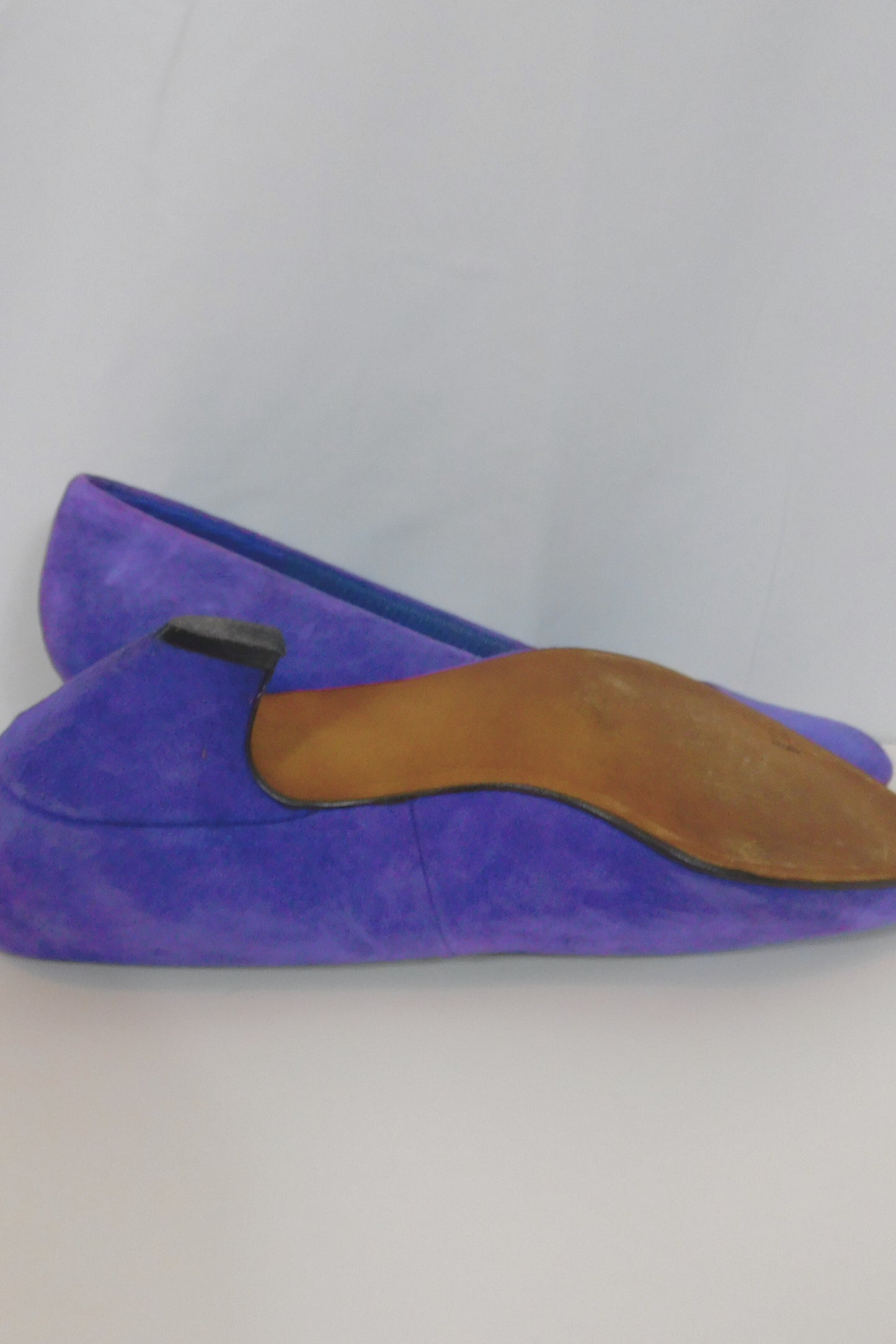 Purple Rain Suede Heels