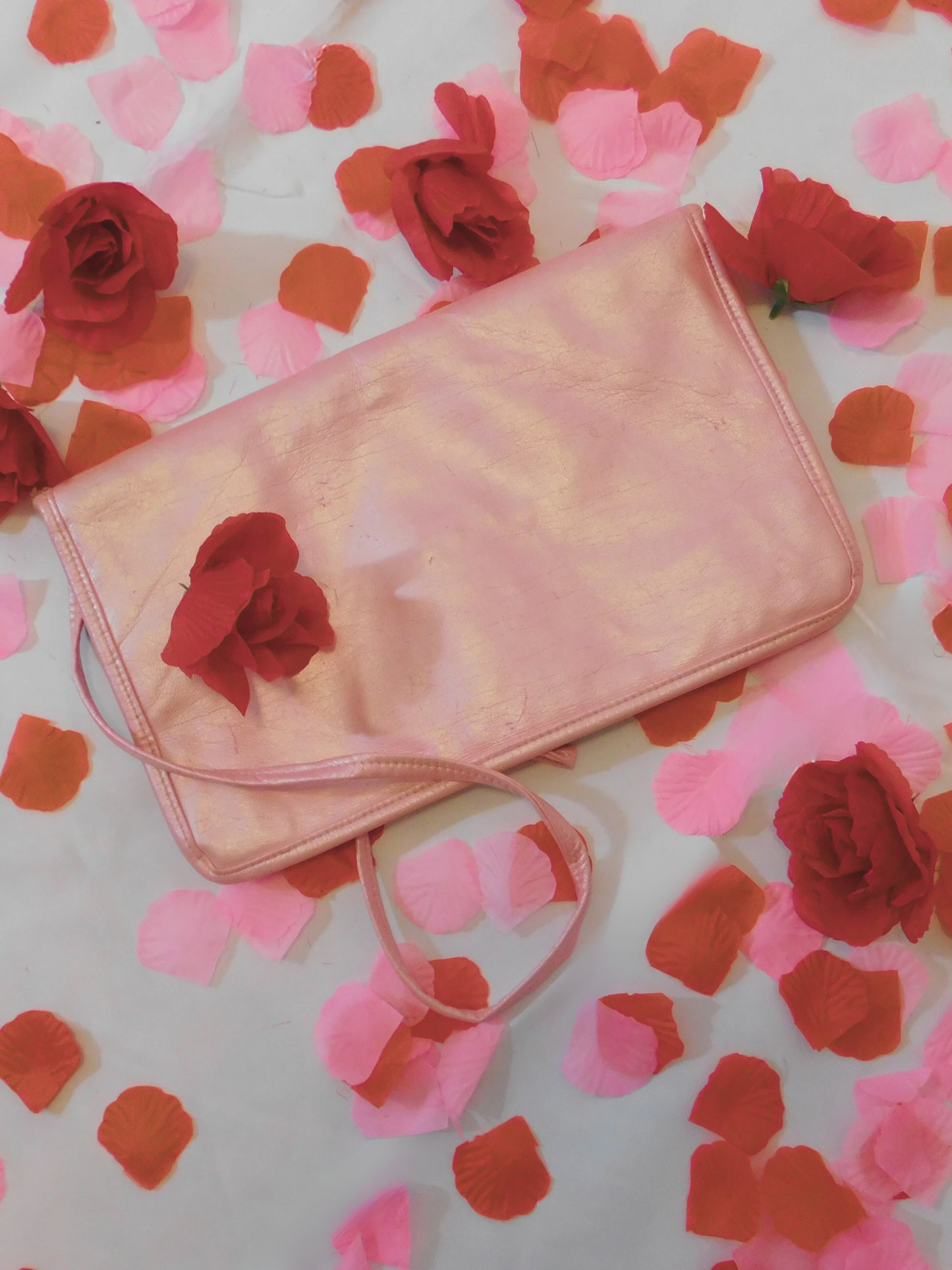 My Lipstick Pink Envelope Pink Clutch