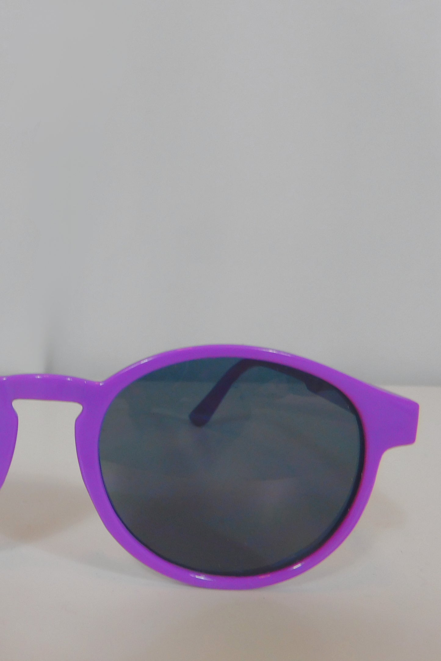 Seeing Purple Round Frame Sunglasses