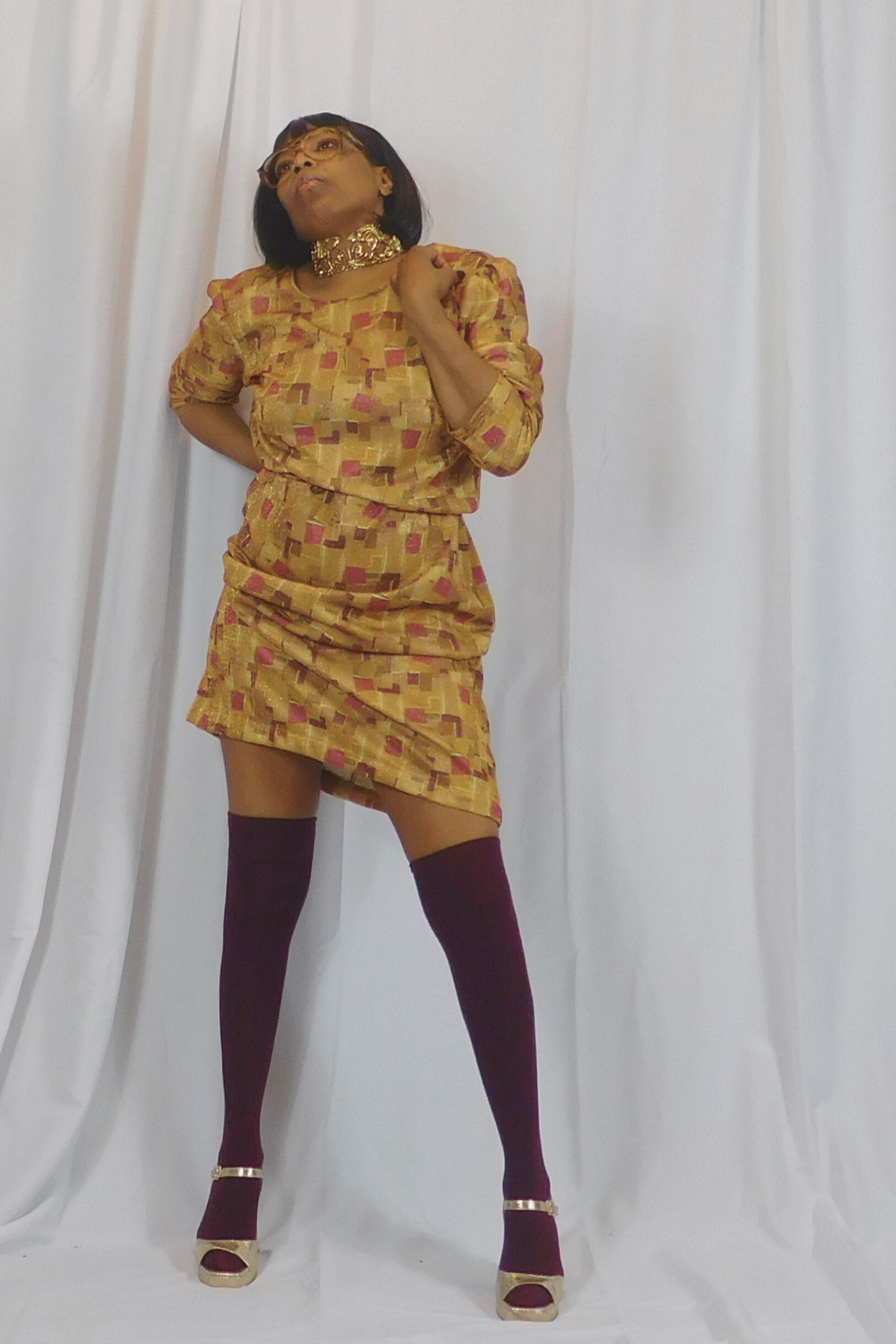 I'm Feeling Groovy 70s Aline Dress