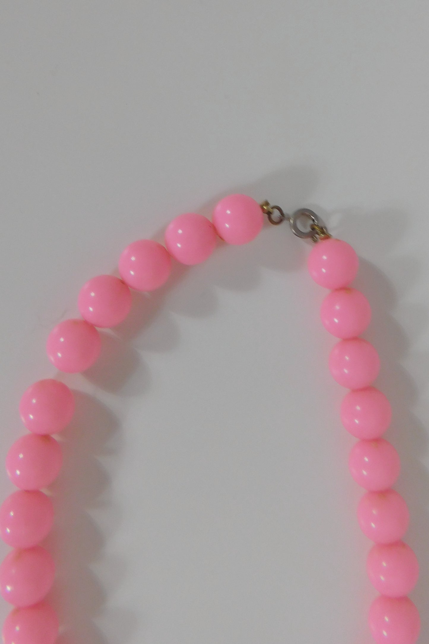 Pink Is The New Black Bead Necklace