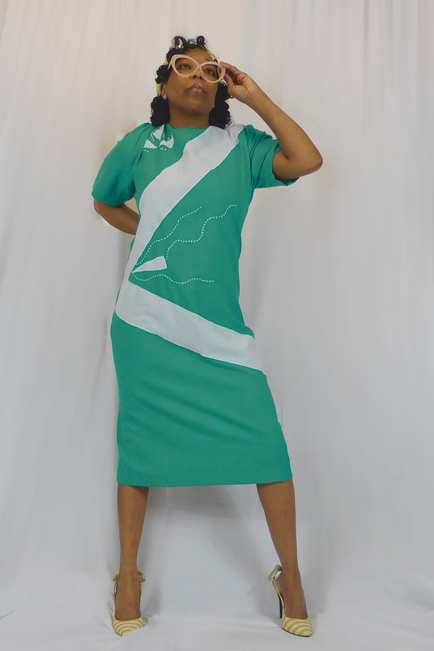 Cruising On The Water Color Block Sassy Original Dress