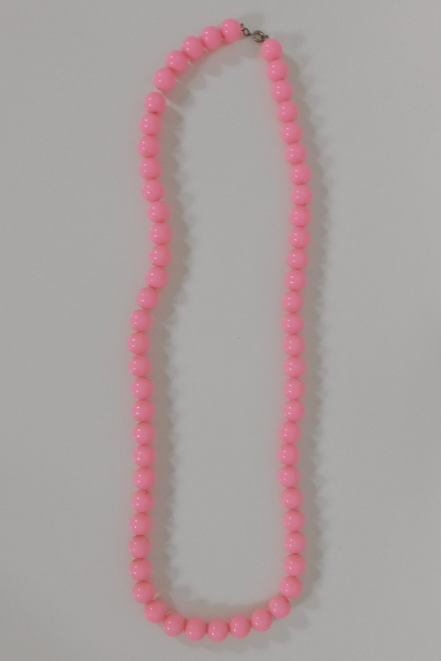 Pink Is The New Black Bead Necklace