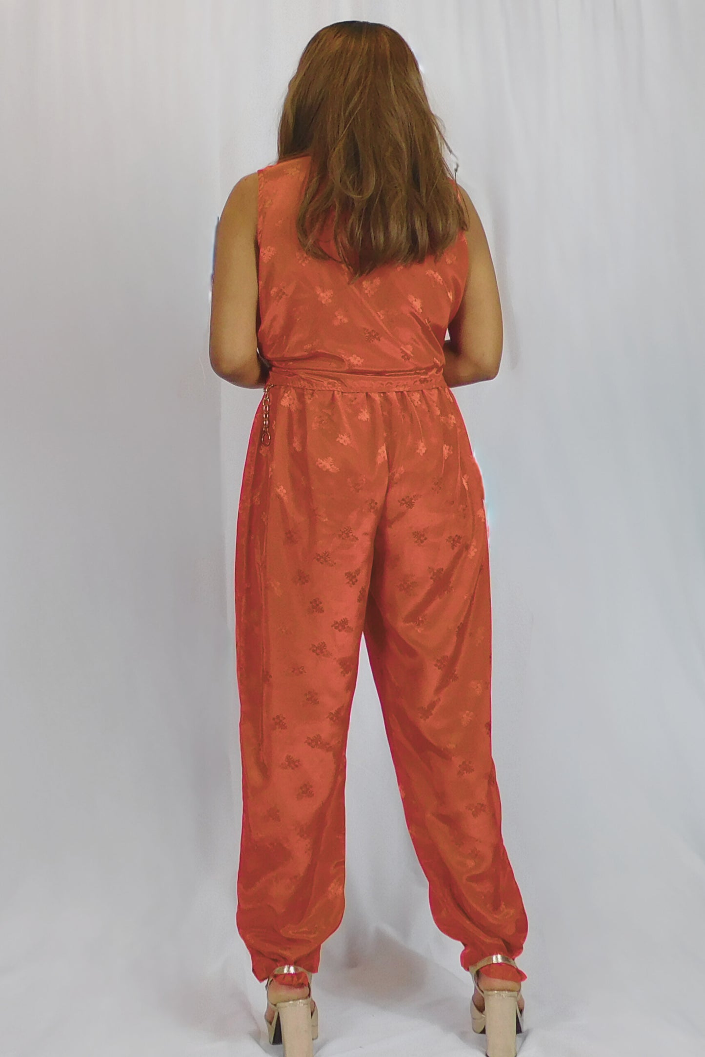 Cozy In Red Valerie Stevens Pant Set