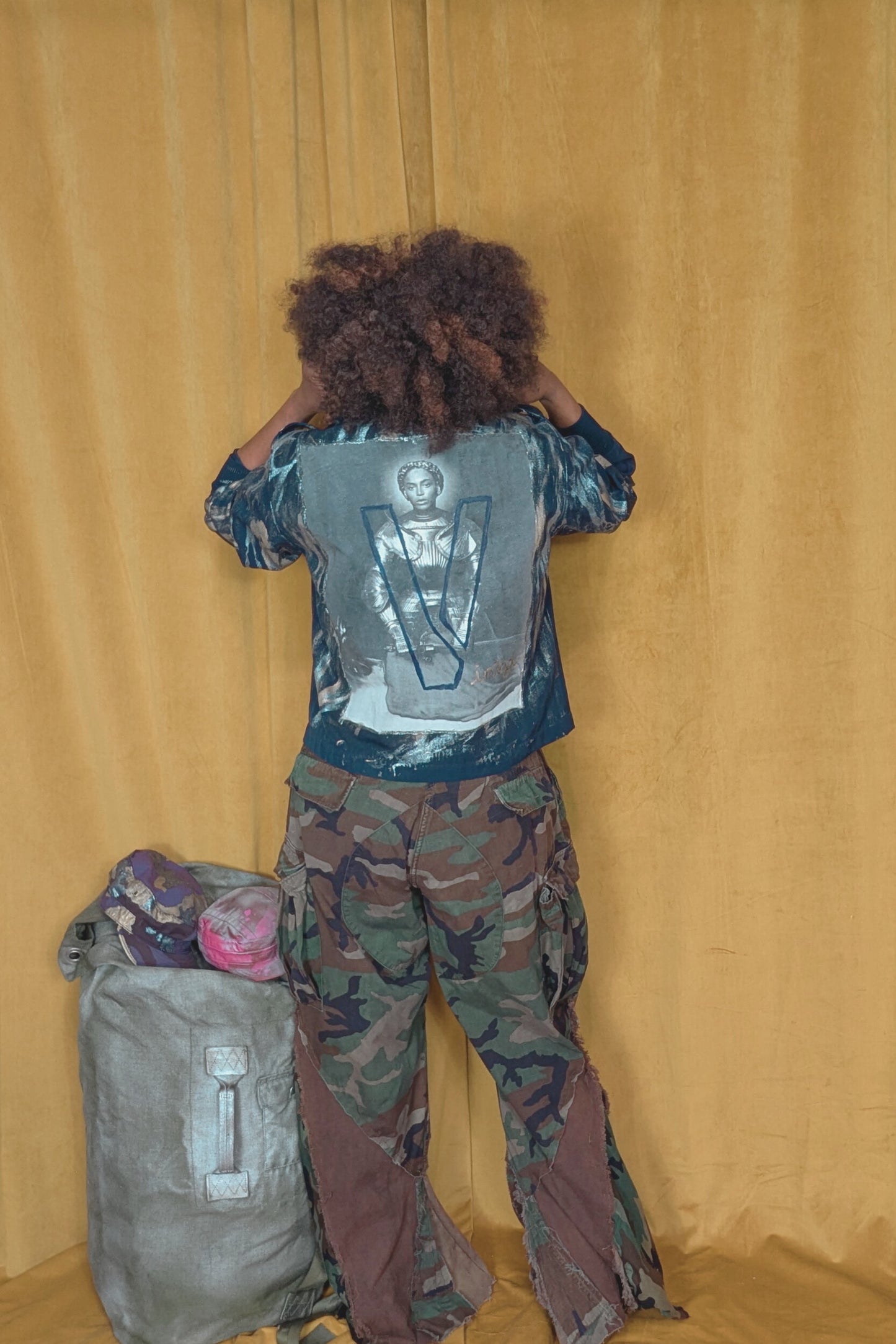 SOLDIER OF FORCE Behive Army Zip Front Jacket