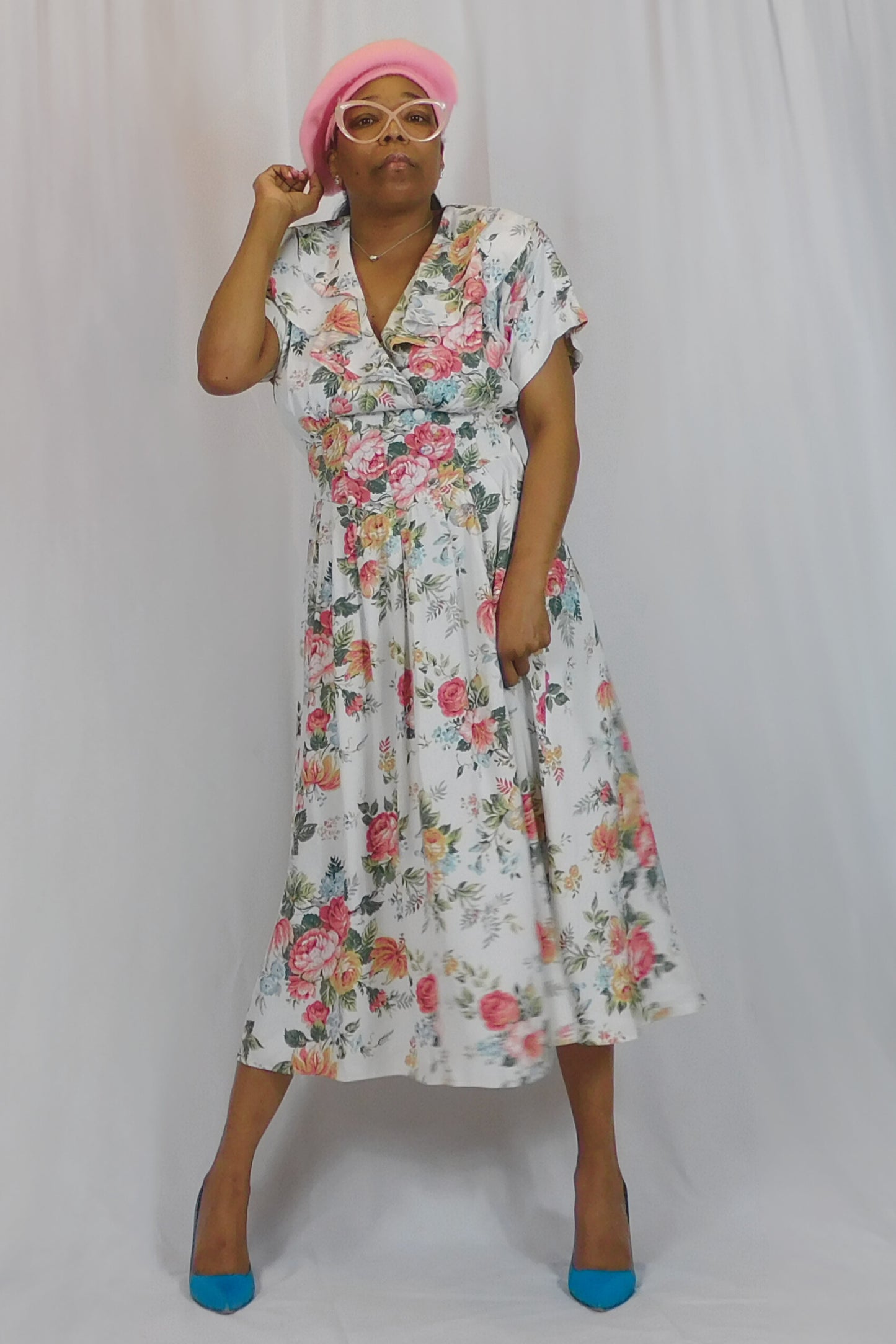 Flowers And Fun Dawn Joy Floral Dress