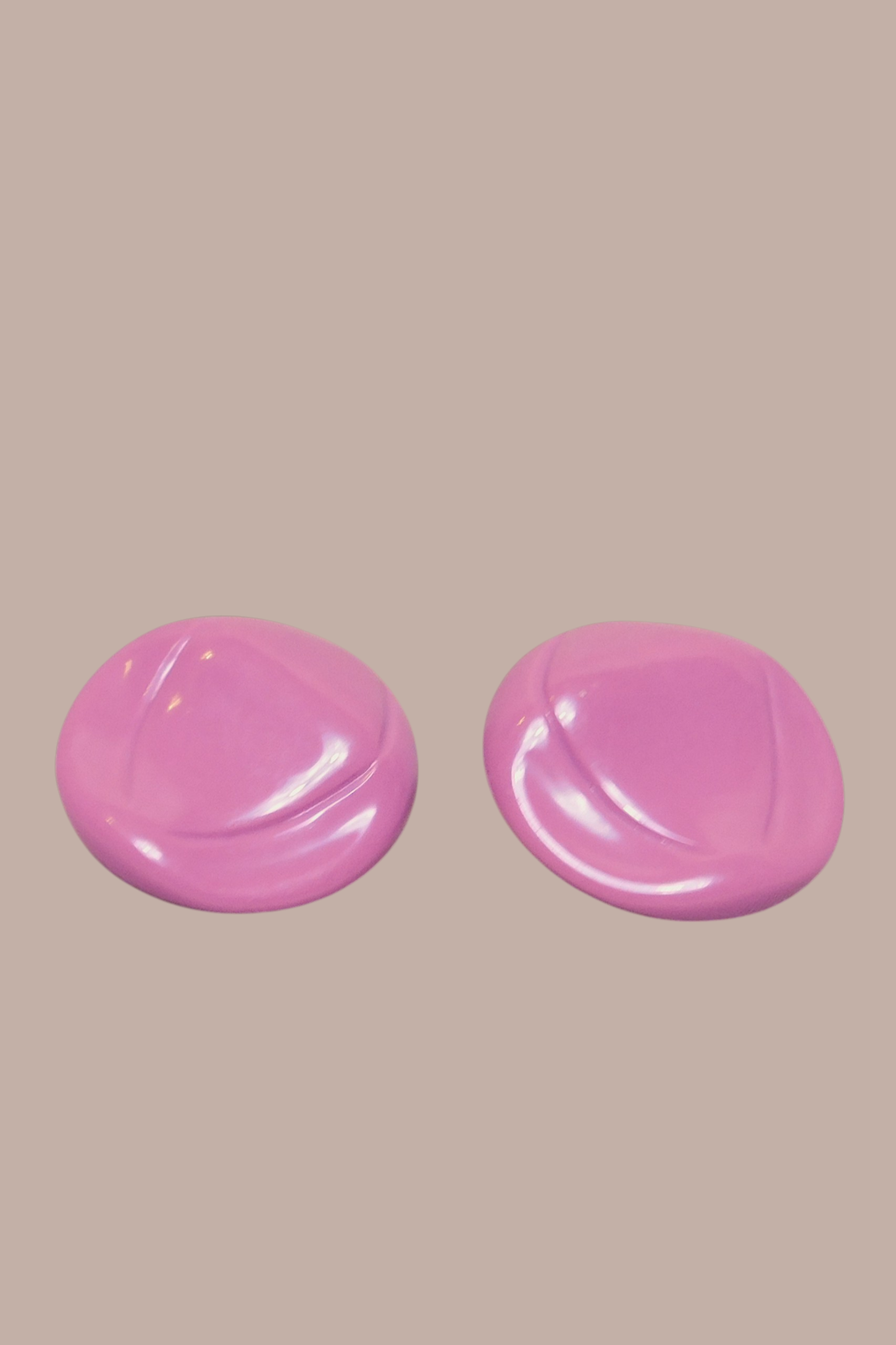 80s Purple Statement Earring