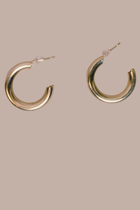 90s Gold Hoop Earrings