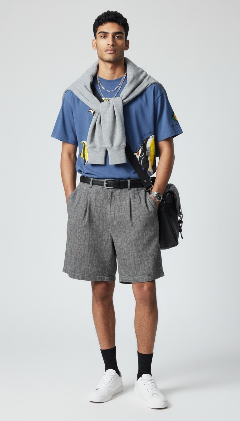 90s Greg Norman Collection Plaid Shorts
