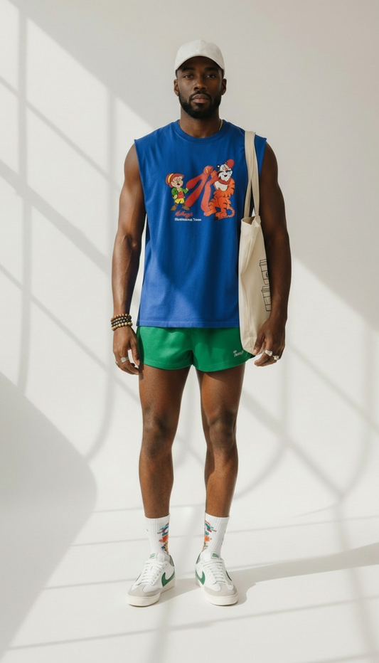 Y2K Kellogg's Distribution Team Muscle Tee