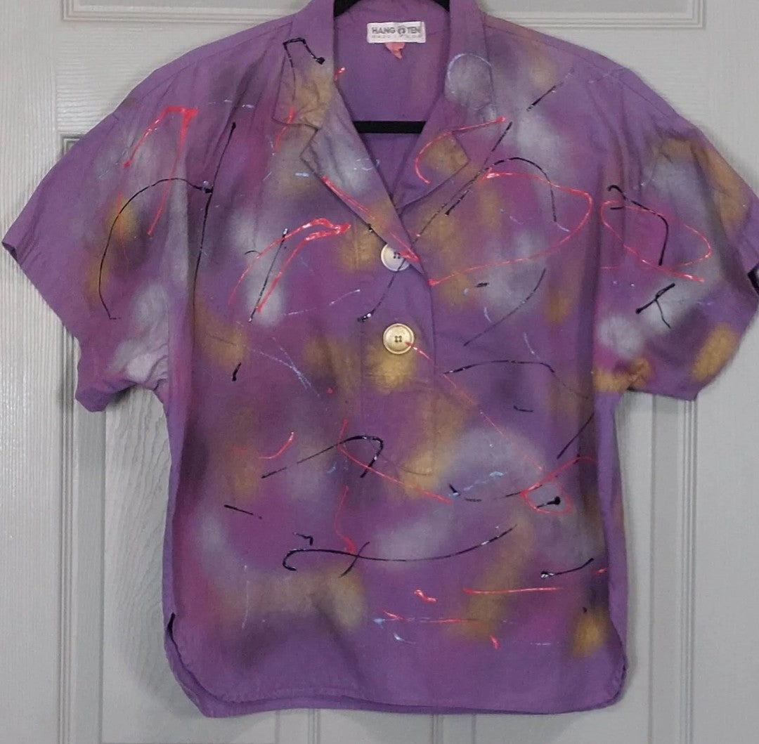 THE ARTIST COLLECTION Vintage Hang Ten Purple Top