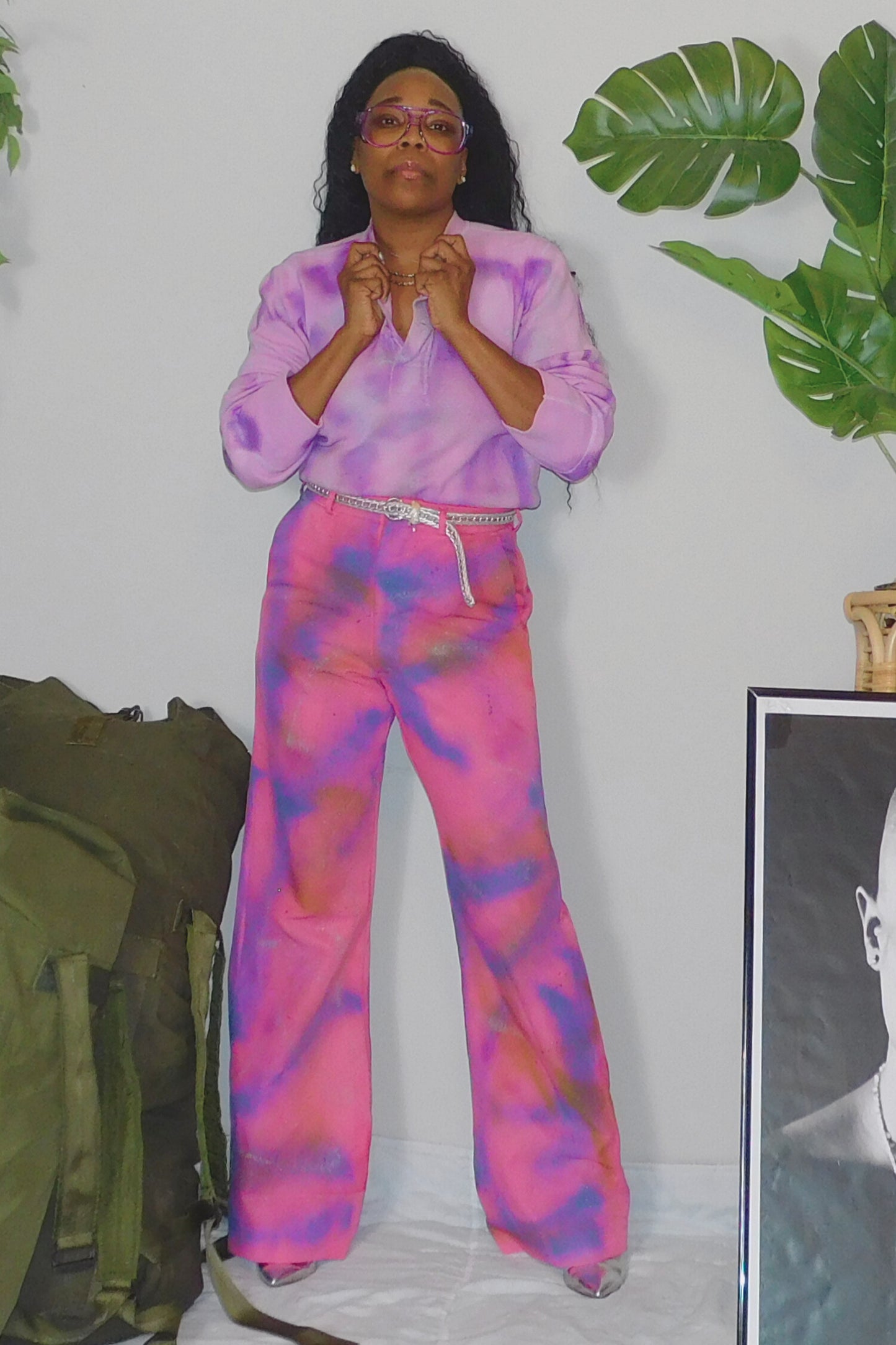 SOLDIER OF FORCE Ready To Sail! Wide Leg High Waist Pant
