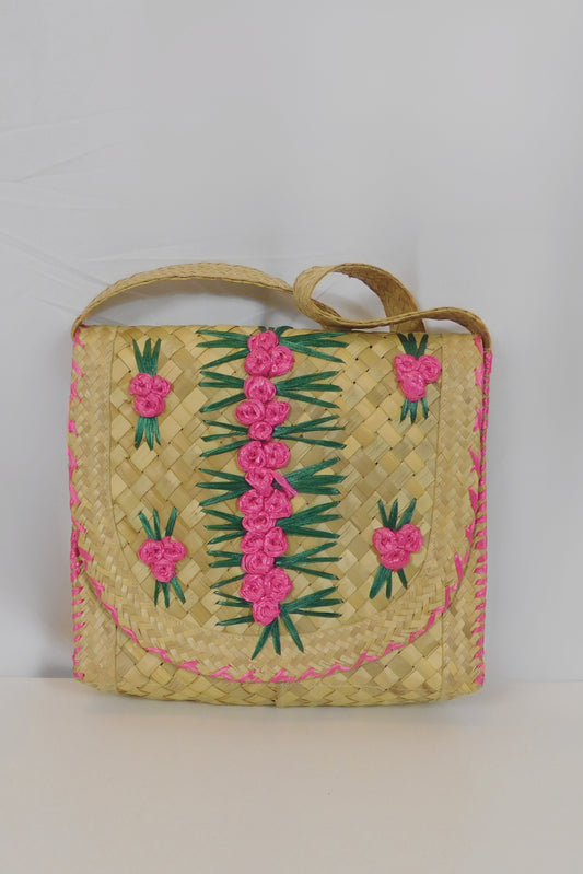 Basket Full Of Flowers Shoulder Bag