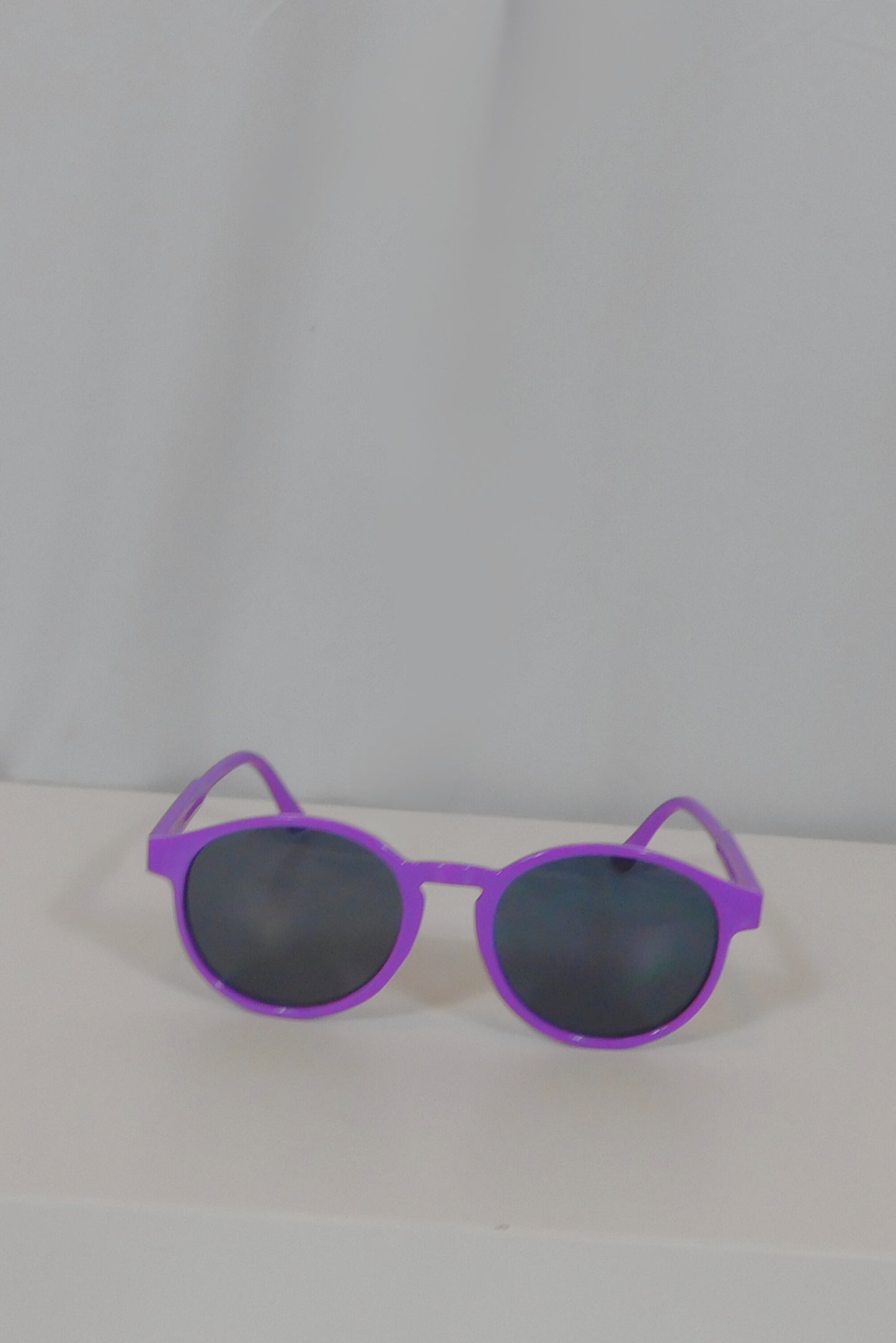 Seeing Purple Round Frame Sunglasses